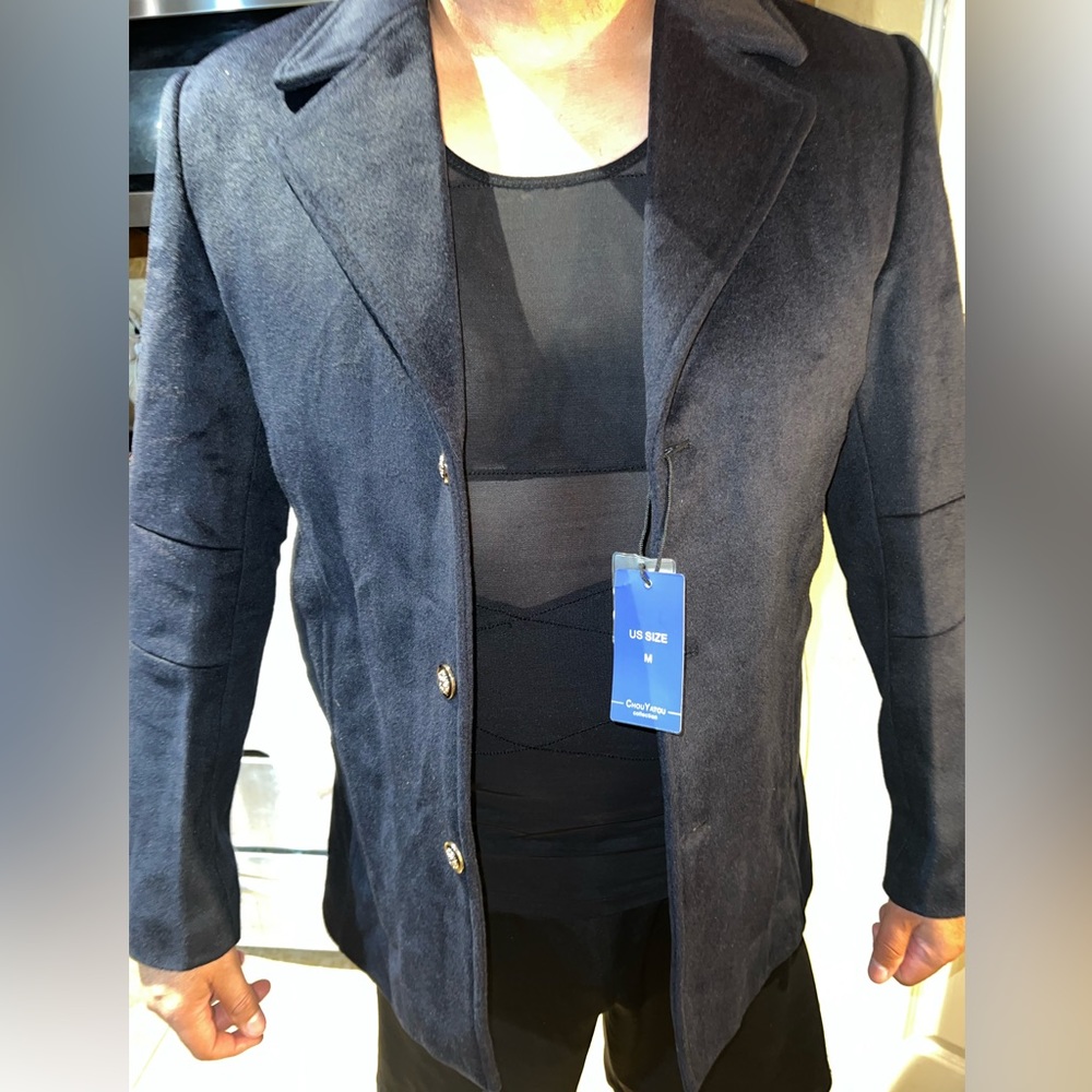 New Chou Yatou Men’s Dark Blue Blazer